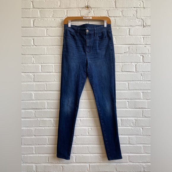 AMERICAN EAGLE long blue skinny jeans stretch 9003 - Picture 1 of 6